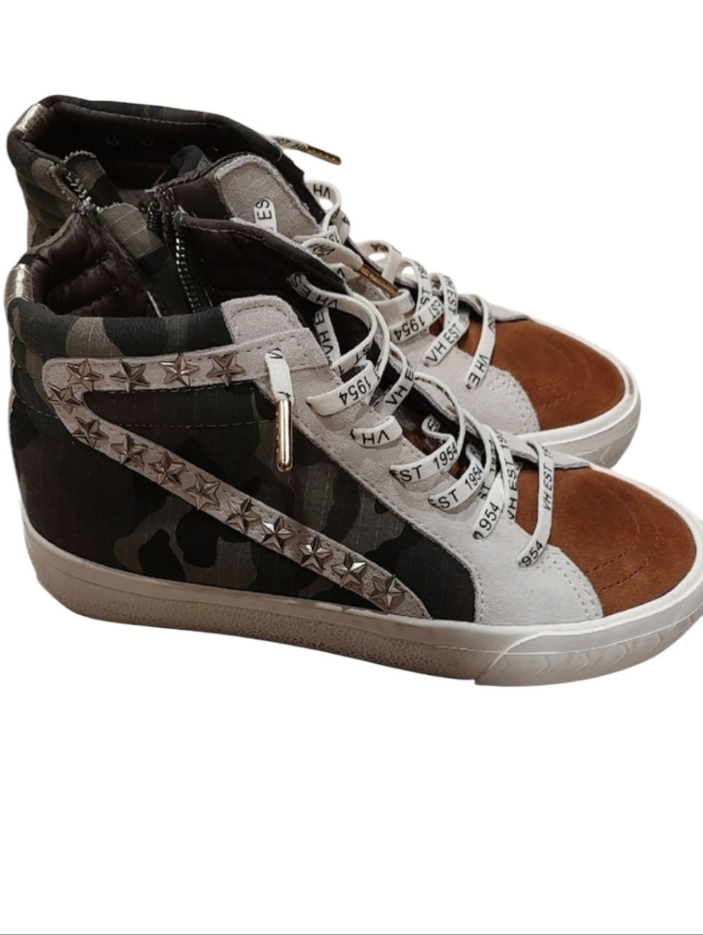 Vintage Havana Women's Sneakers - Brown, Gray, and Black